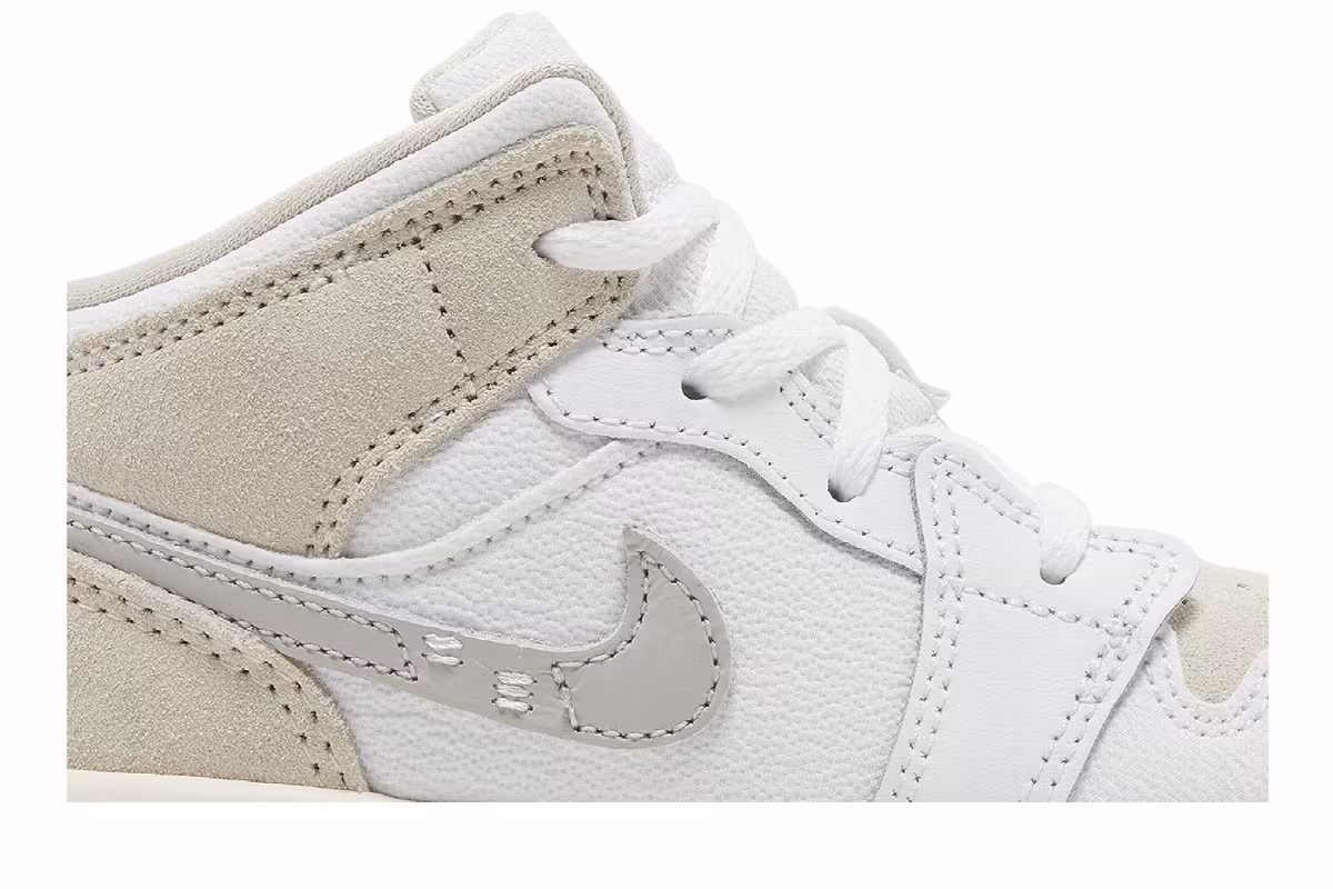 Air Jordan 1 Mid SE Craft TD Inside Out - White Sail, view 3