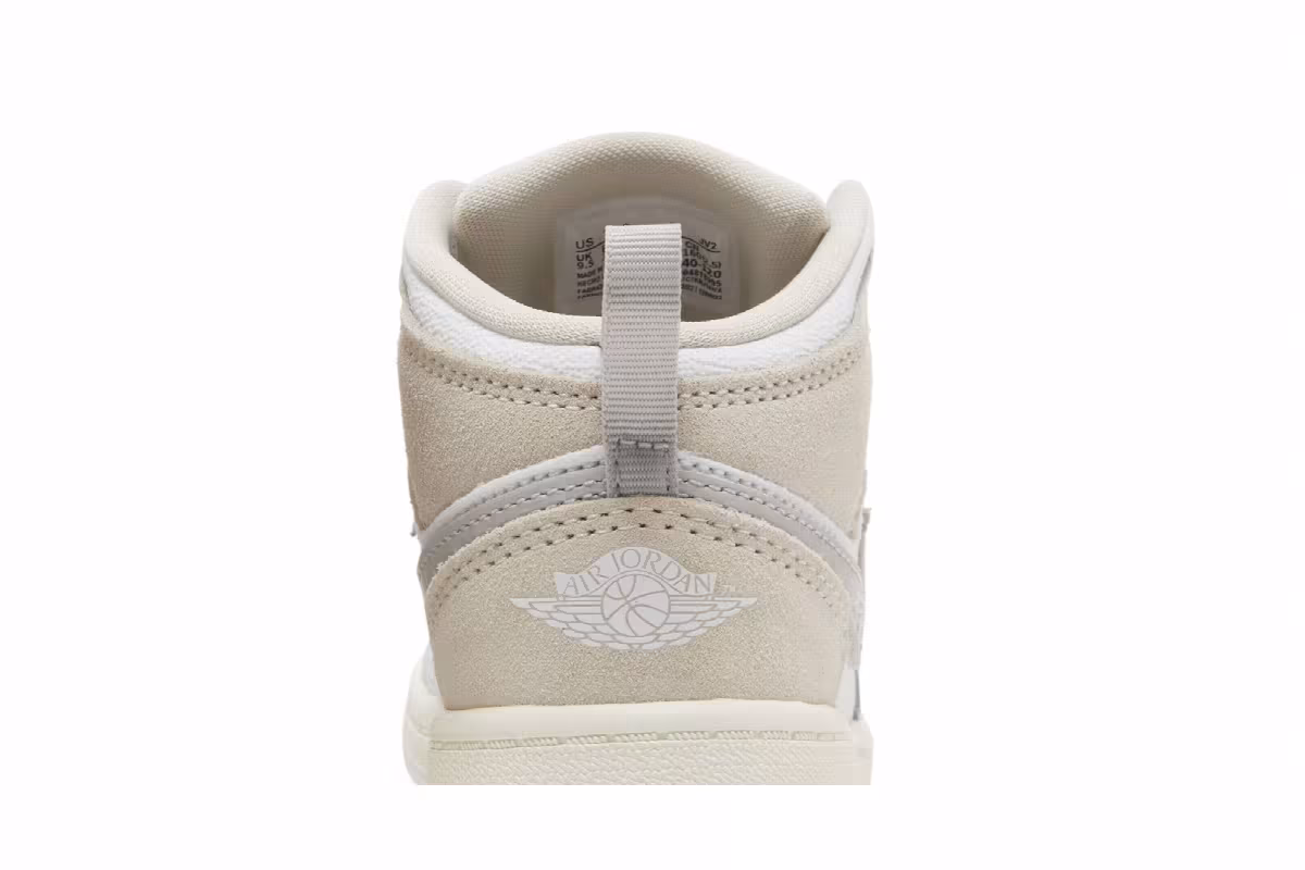 Air Jordan 1 Mid SE Craft TD Inside Out - White Sail, view 8