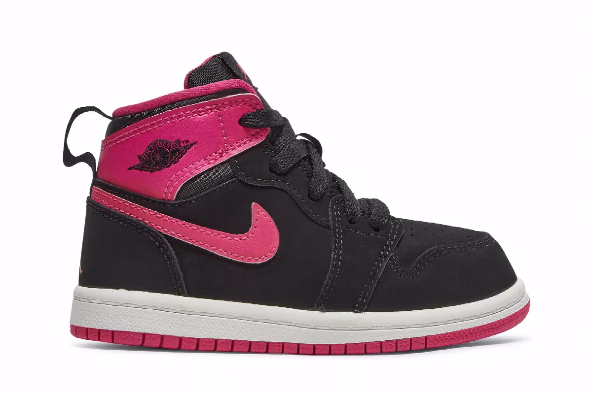 Air Jordan 1 High TD Vivid Pink, view 2
