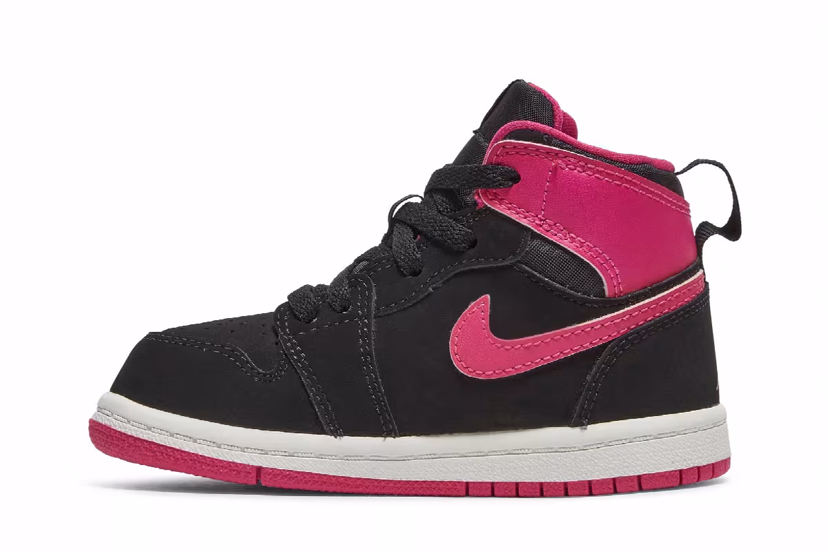 Air Jordan 1 High TD Vivid Pink, view 4