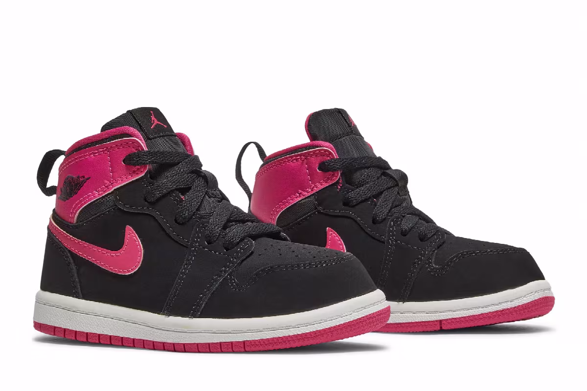 Air Jordan 1 High TD Vivid Pink, view 9