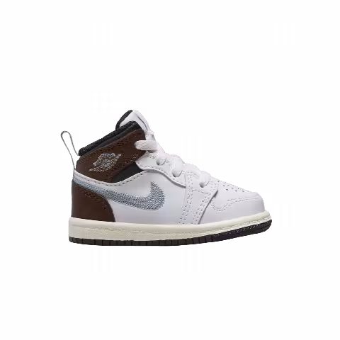 Air Jordan 1 Mid TD 'White Black Sail Blue Grey'