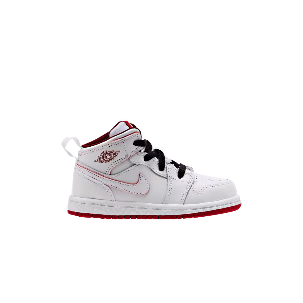 Air Jordan 1 Mid TD White Red