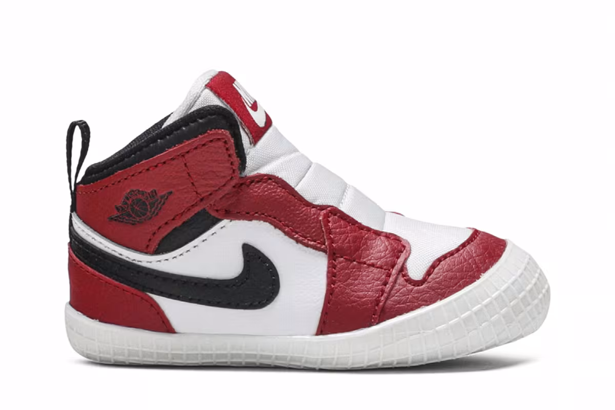 Air Jordan 1 Bootie TD White Varsity Red, view 2