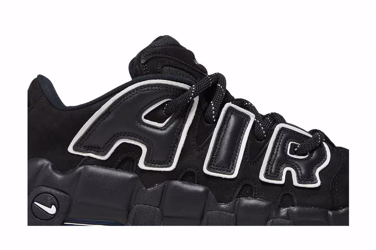 AMBUSH x Nike Air More Uptempo Low Black, view 3