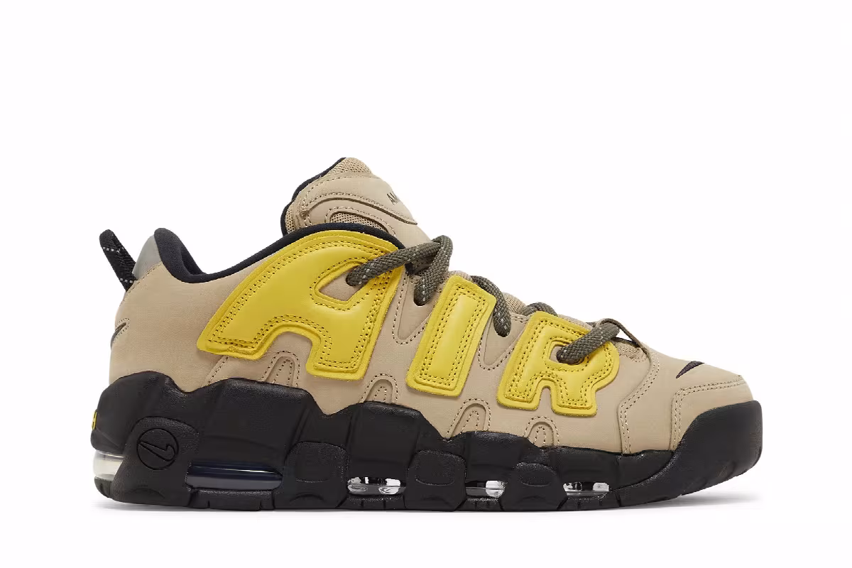 AMBUSH x Nike Air More Uptempo Low Limestone, view 2