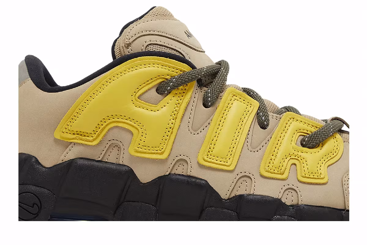 AMBUSH x Nike Air More Uptempo Low Limestone, view 3