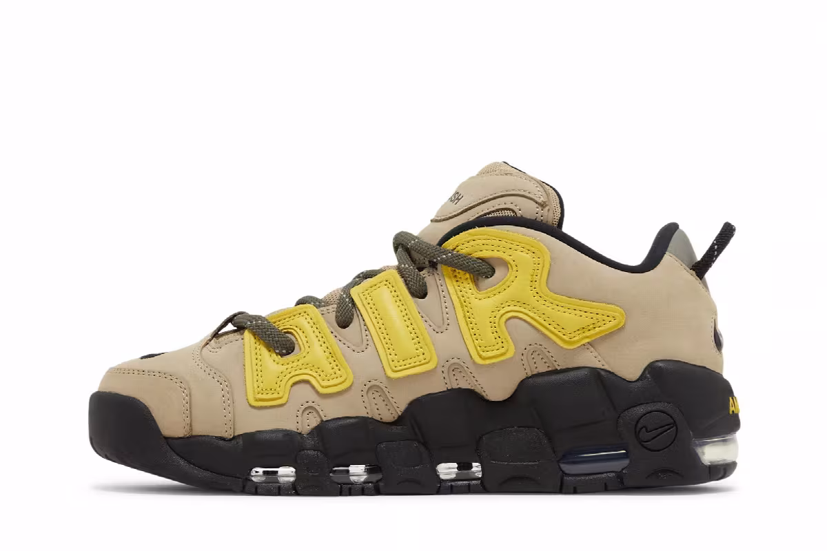 AMBUSH x Nike Air More Uptempo Low Limestone, view 4