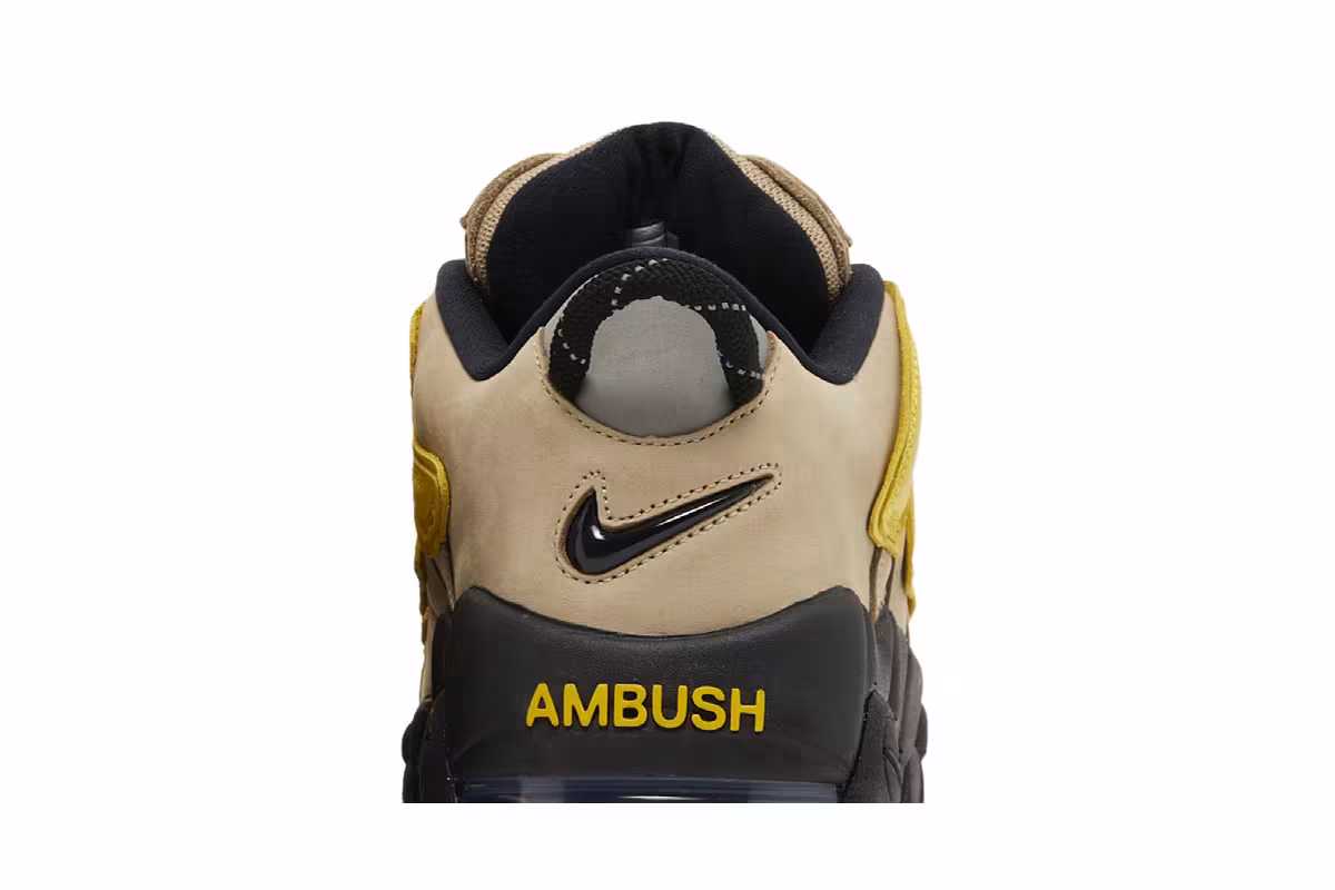 AMBUSH x Nike Air More Uptempo Low Limestone, view 8
