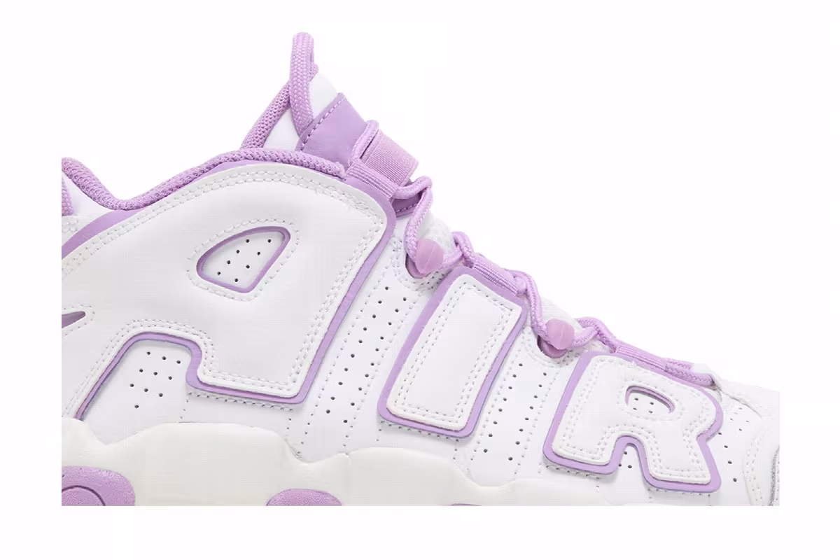 Nike Air More Uptempo GS White Rush Fuchsia, view 3