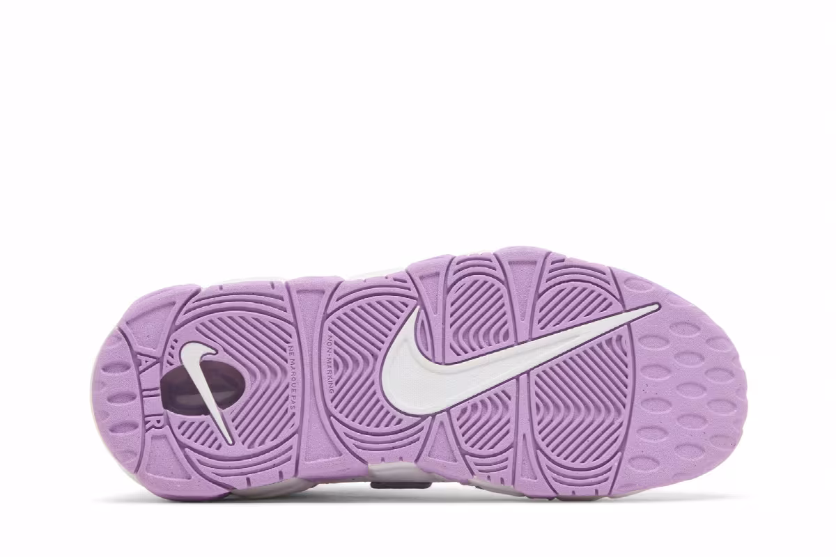 Nike Air More Uptempo GS White Rush Fuchsia, view 5
