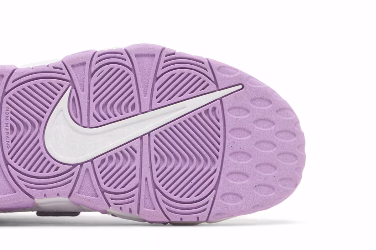 Nike Air More Uptempo GS White Rush Fuchsia, view 6
