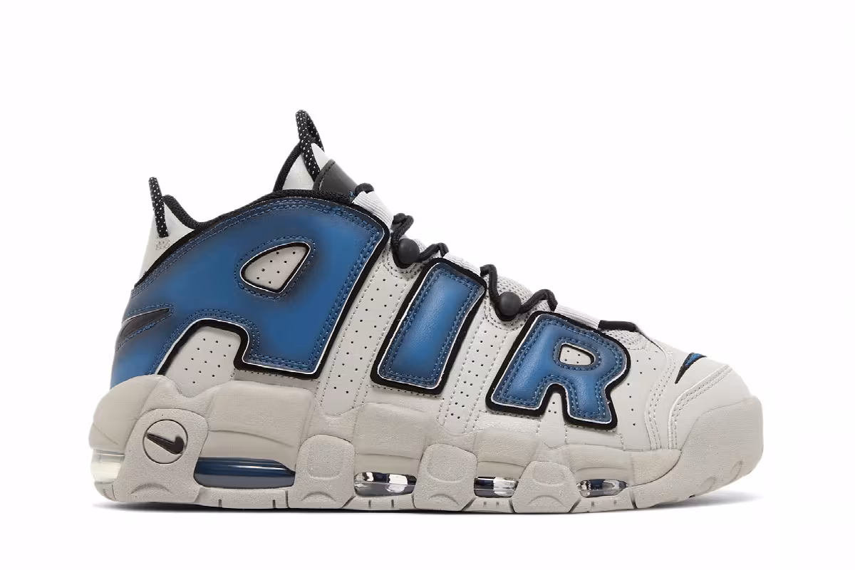 Nike Air More Uptempo Industrial Blue, view 2