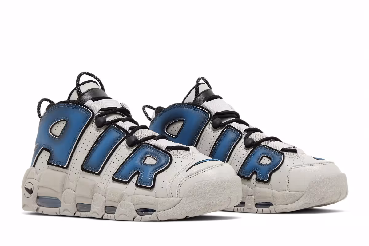 Nike Air More Uptempo Industrial Blue, view 9