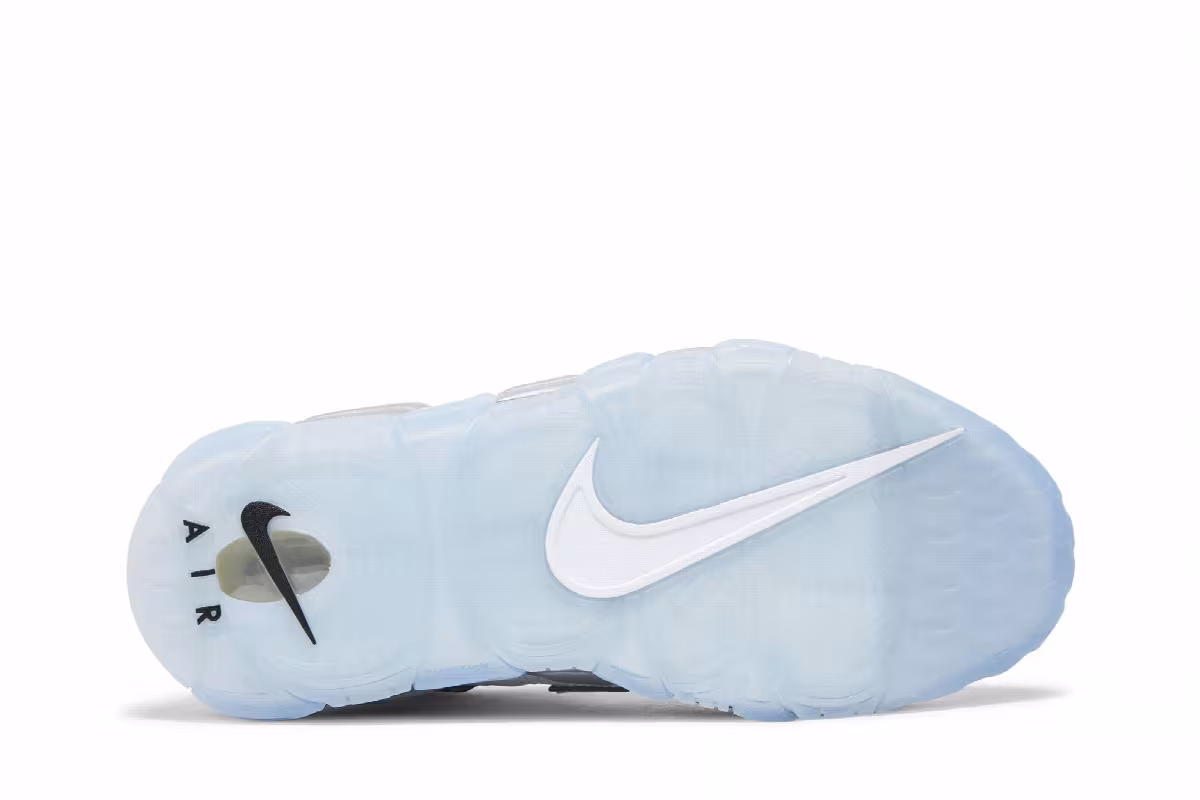 Nike Women's Air More Uptempo White Chrome, view 5