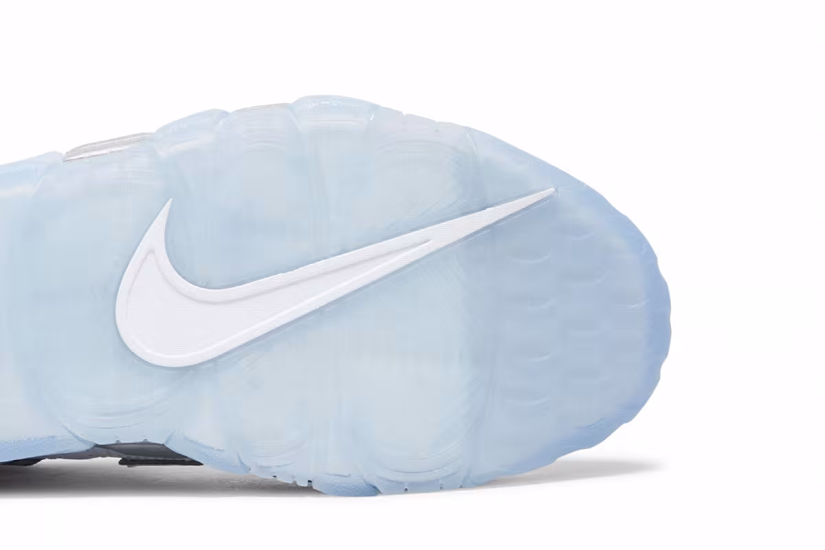 Nike Women's Air More Uptempo White Chrome, view 6