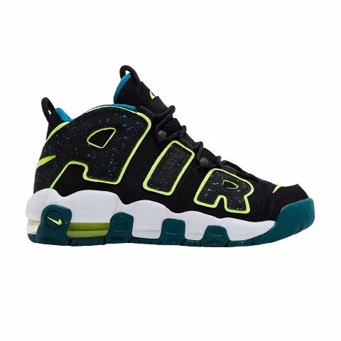 Nike Air More Uptempo GS 'Black Geode Teal'