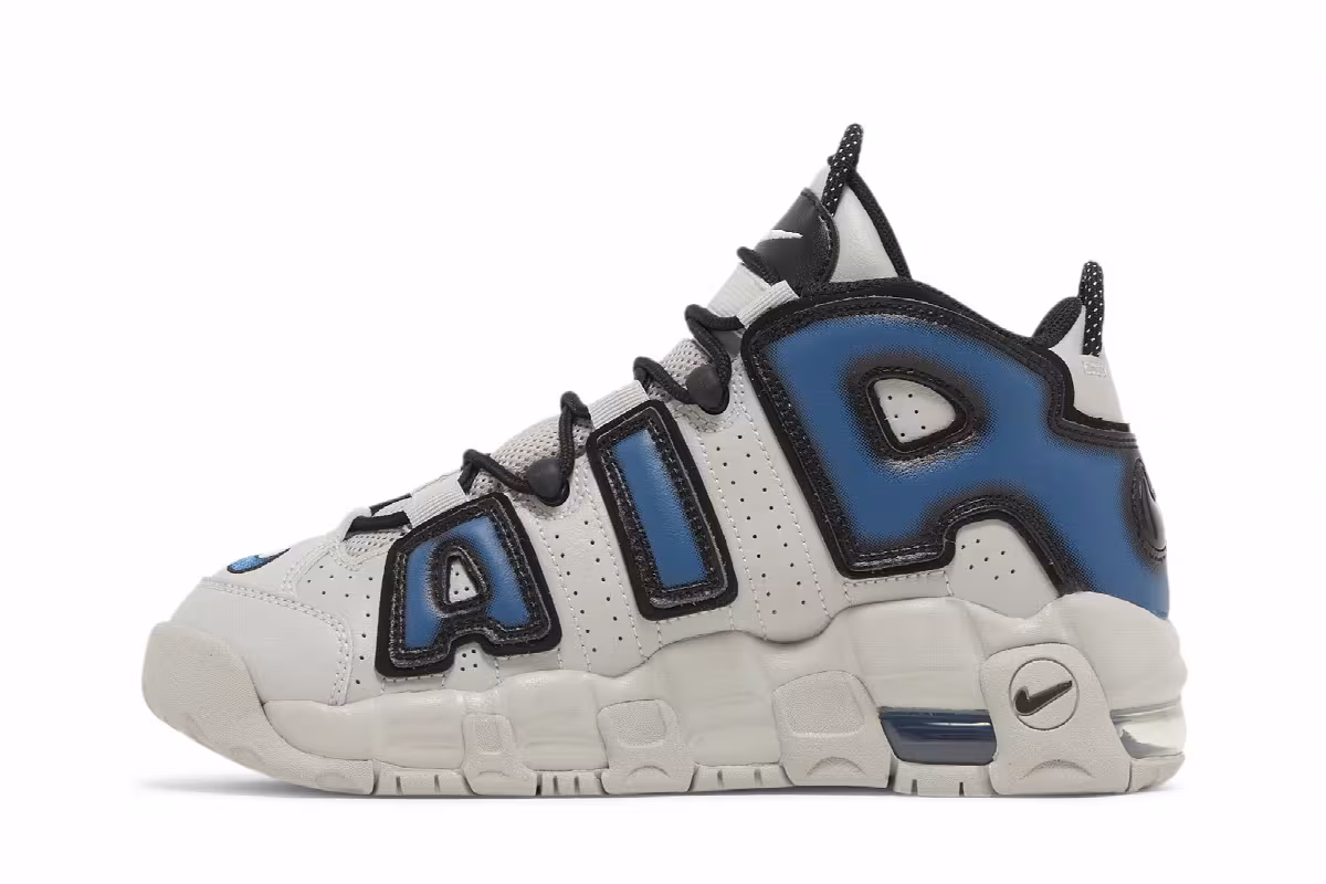 Nike Air More Uptempo Industrial Blue, view 4