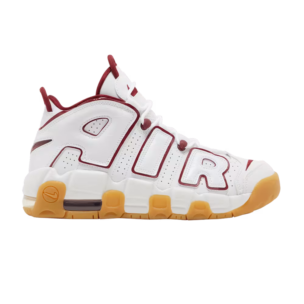 Nike Air More Uptempo GS White Team Red Gum