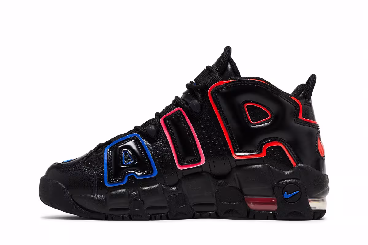 Nike Air More Uptempo GS Electric, view 4