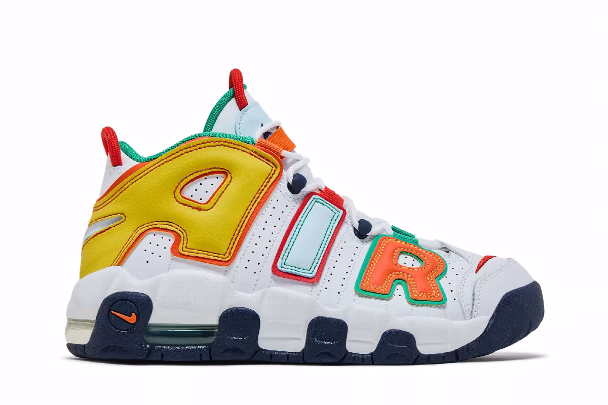 Nike Air More Uptempo GS What The, view 2