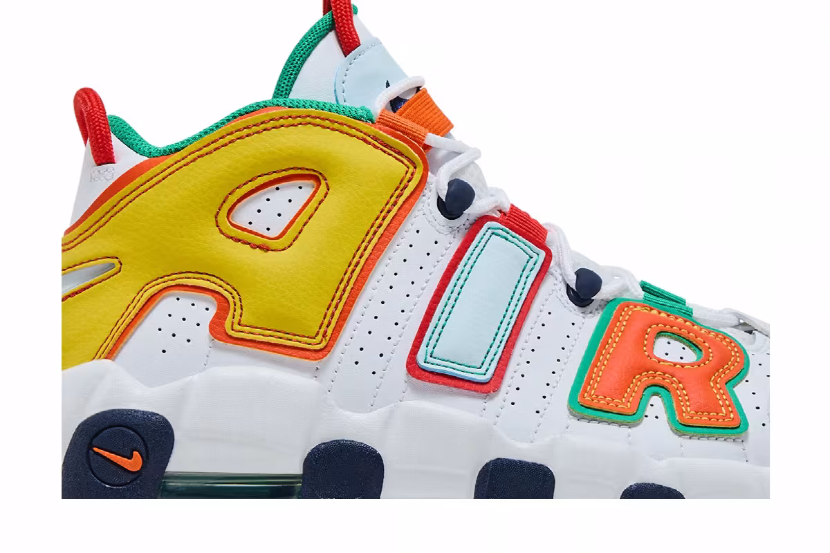 Nike Air More Uptempo GS What The, view 3