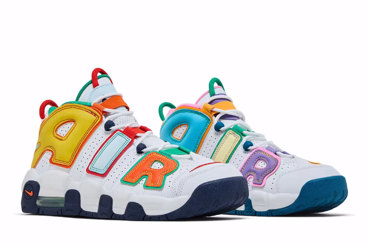 Nike Air More Uptempo GS What The, view 9
