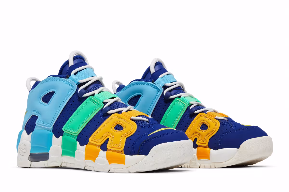 Nike Air More Uptempo GS Kaleidoscope, view 9