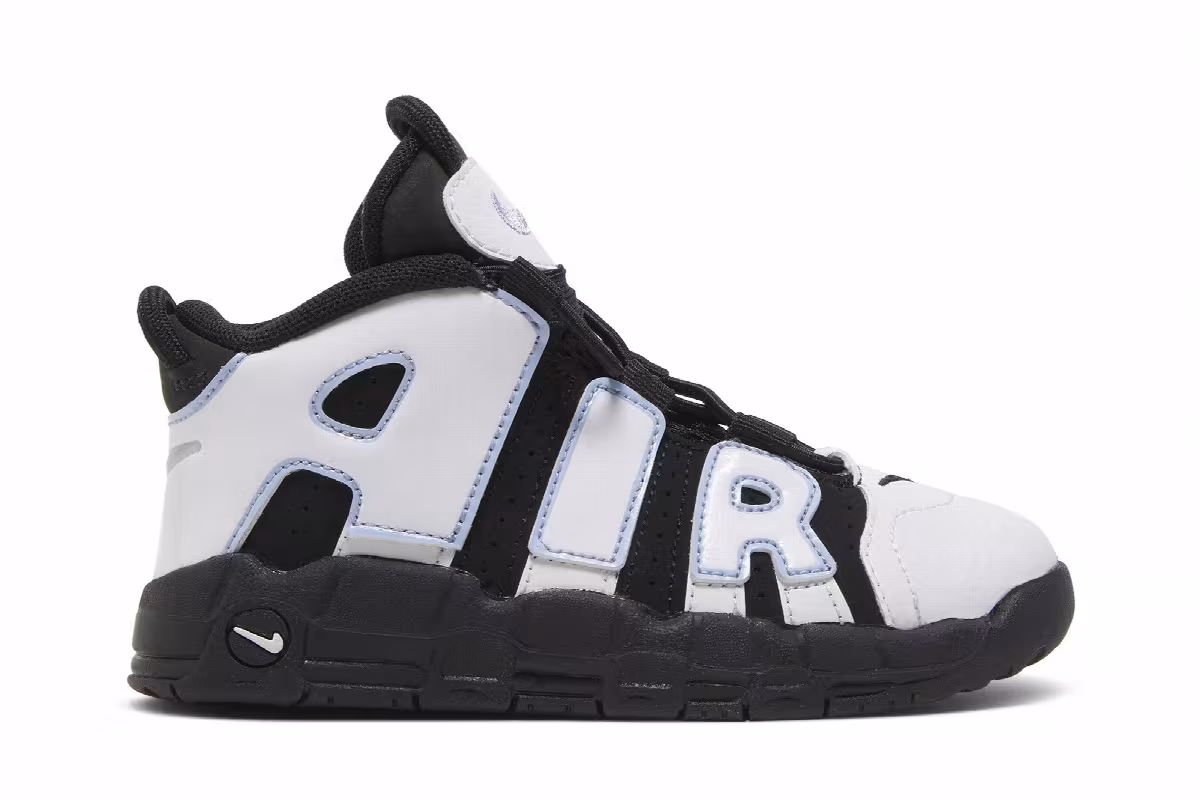 Nike Air More Uptempo TD Black Cobalt Bliss, view 2