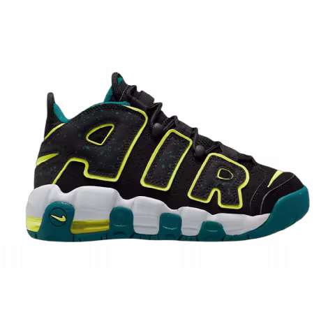 Nike Air More Uptempo PS 'Black Geode Teal'