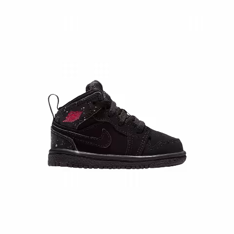 Air Jordan 1 Mid TD 'Black Rush Pink'
