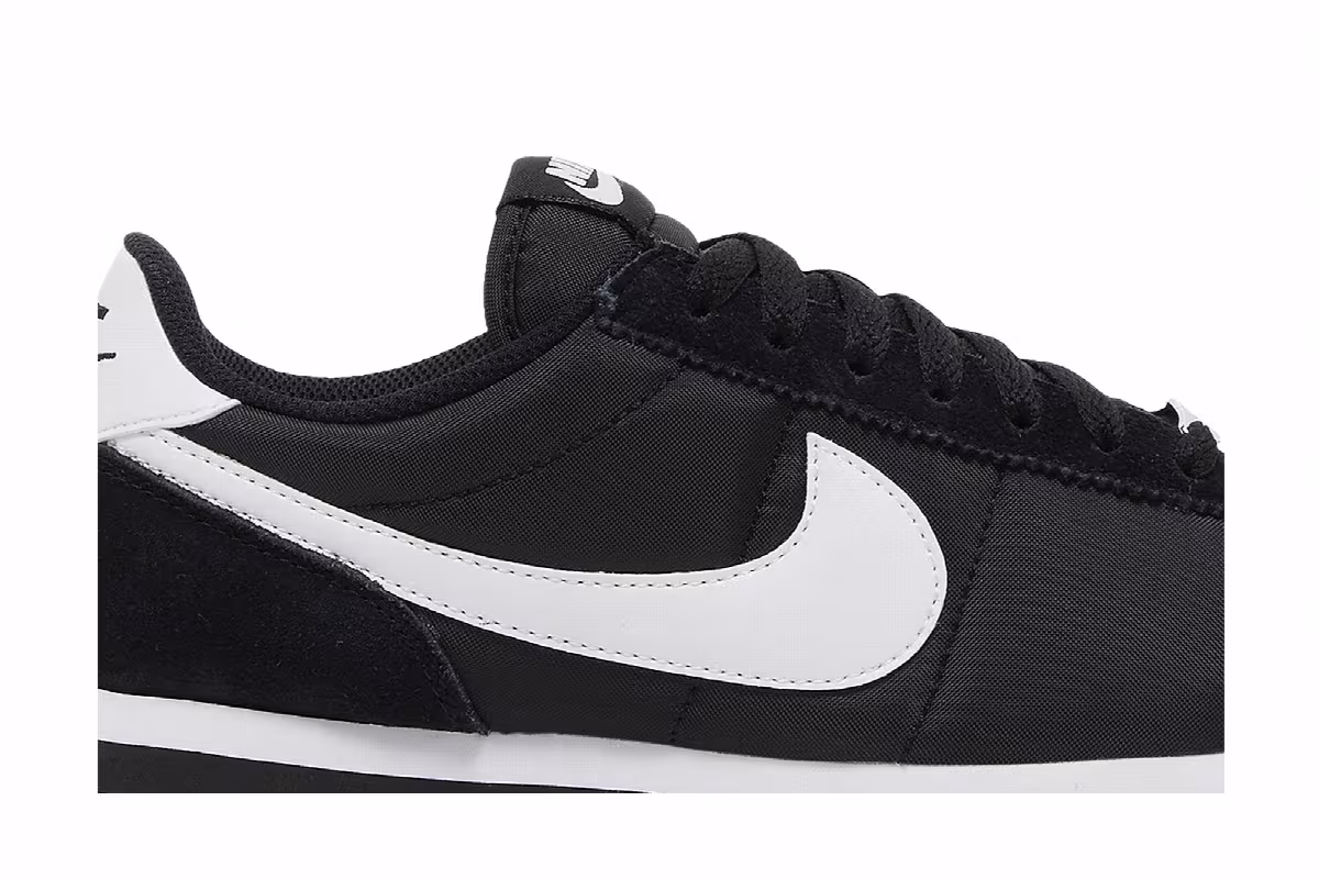 Nike Women's Cortez Black White, view 3