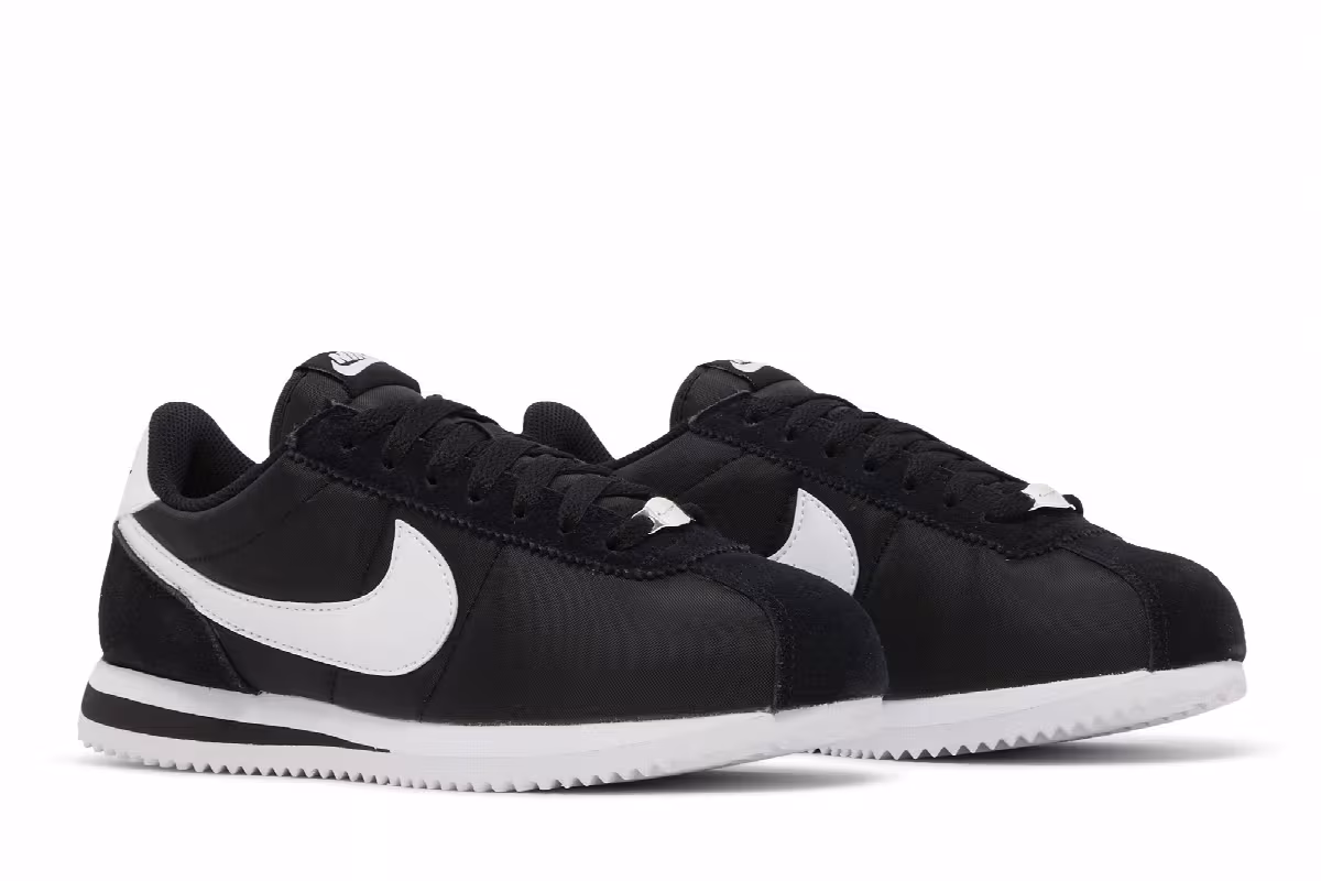 Nike Women's Cortez Black White, view 9