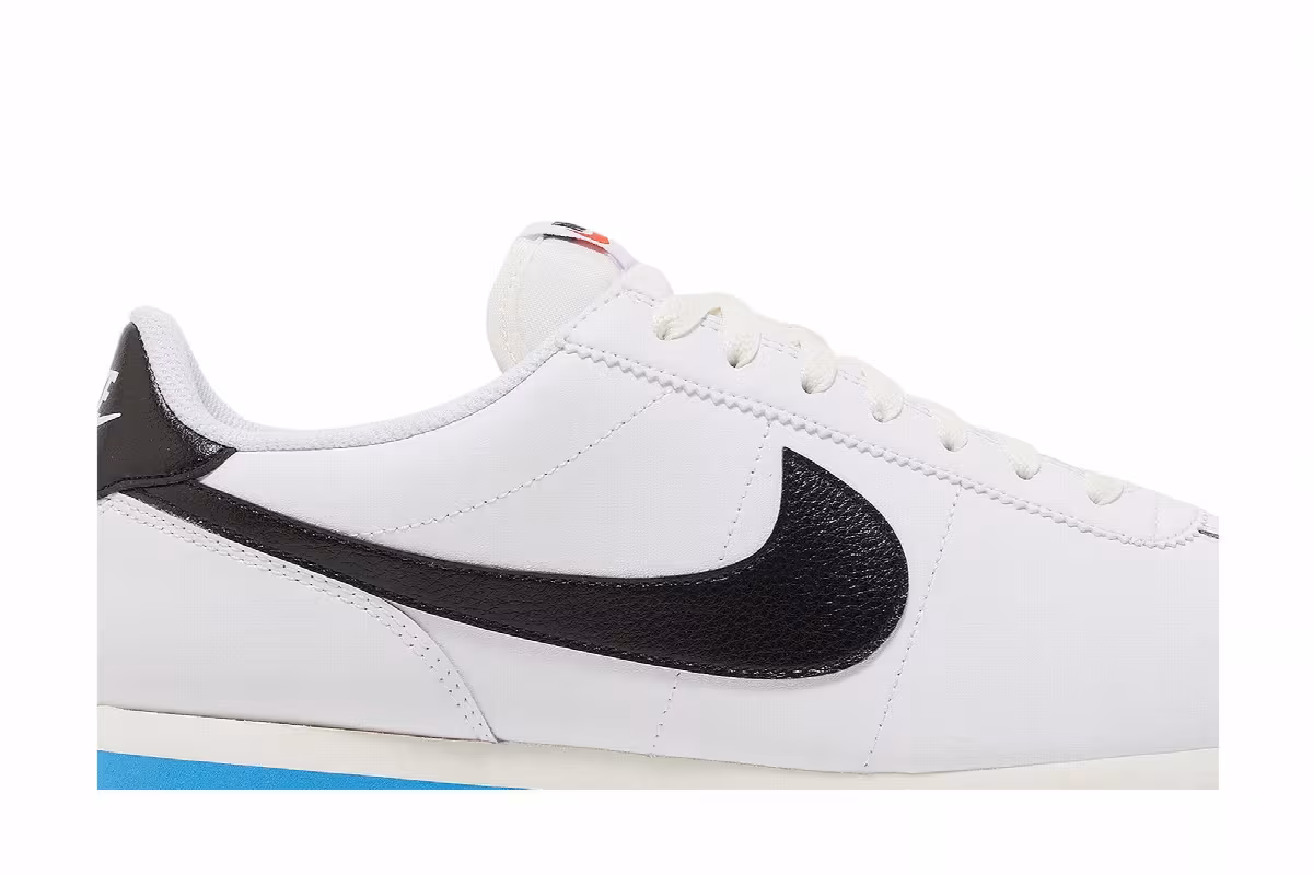 Nike Cortez White Black Blue, view 3