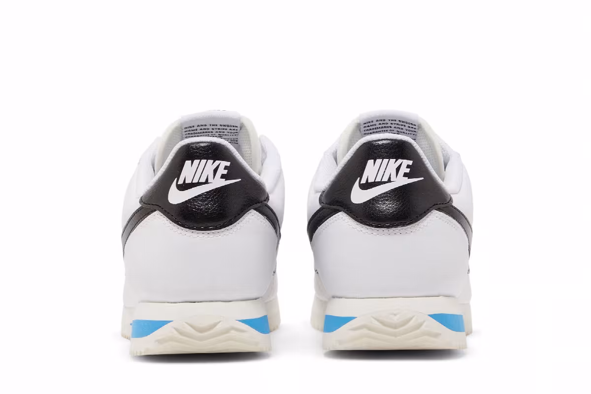 Nike Cortez White Black Blue, view 7