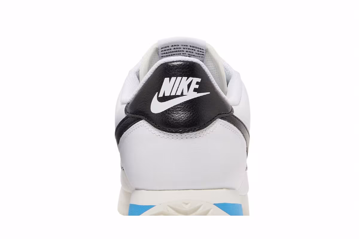 Nike Cortez White Black Blue, view 8