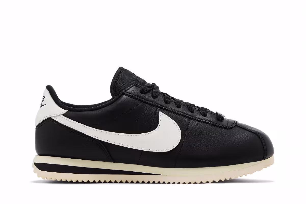 Nike Women's Cortez Black Sail, view 2