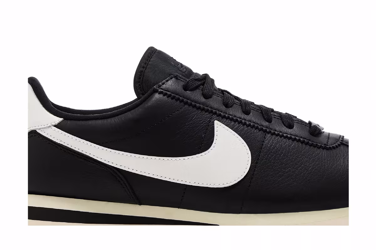 Nike Women's Cortez Black Sail, view 3