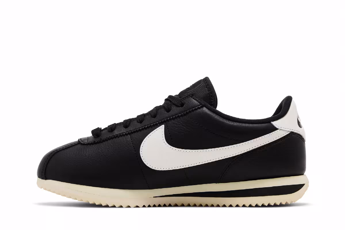 Nike Women's Cortez Black Sail, view 4