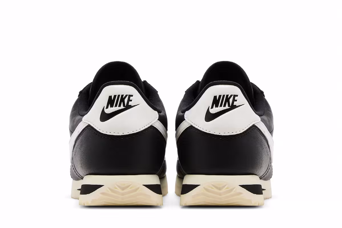 Nike Women's Cortez Black Sail, view 7