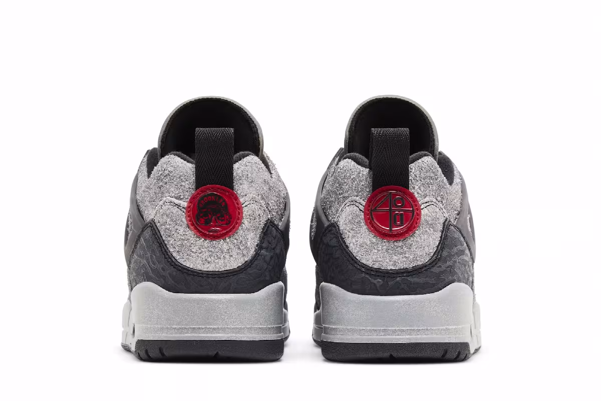 Air Jordan Spizike Low Anthracite Gym Red, view 7