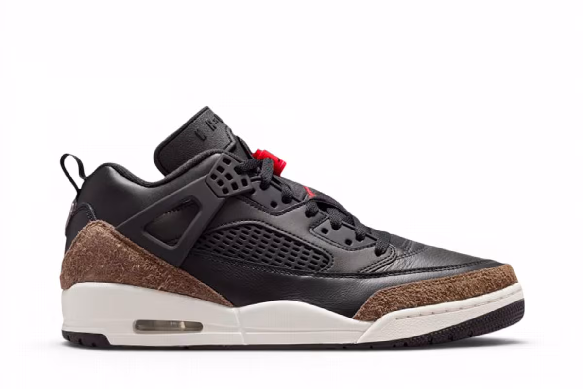 Air Jordan Spizike Low Black University Red Palomino, view 2