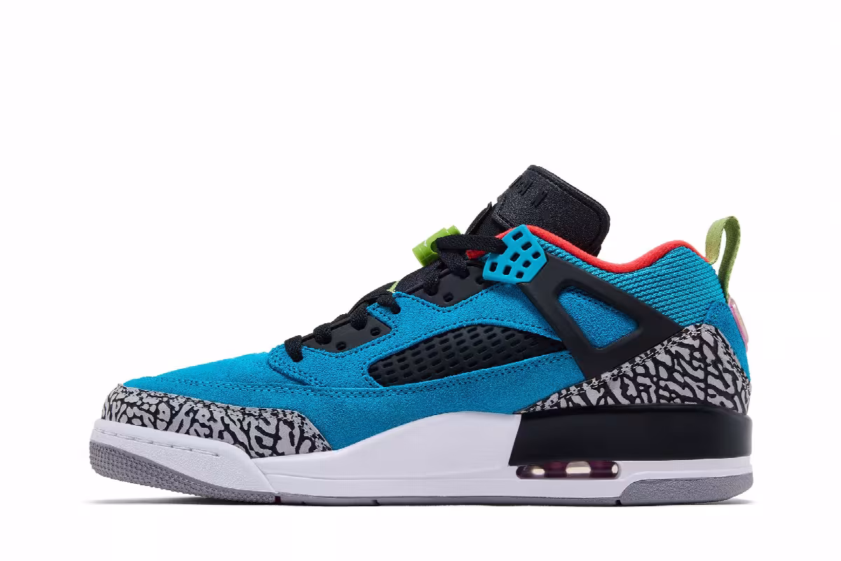 Air Jordan Spizike Low Neo Turquoise, view 4