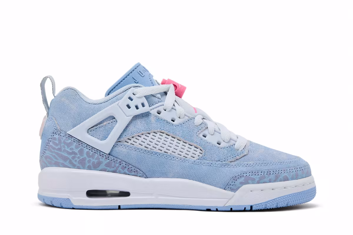 Air Jordan Spizike Low GS Cobalt Bliss Rose Glow, view 2