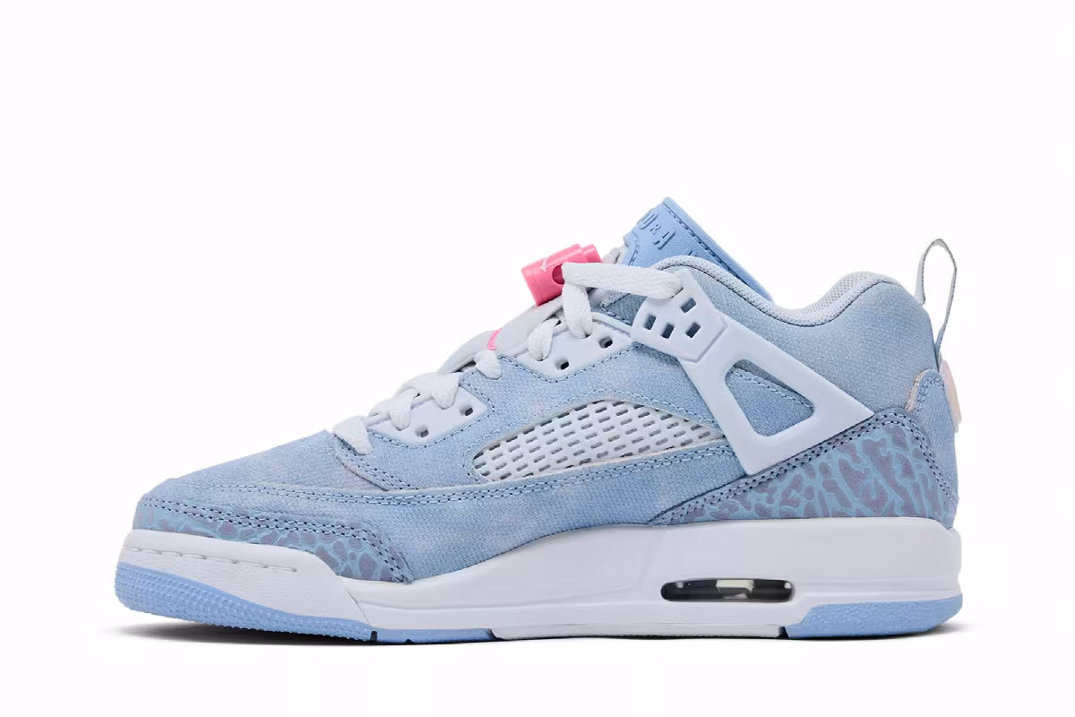 Air Jordan Spizike Low GS Cobalt Bliss Rose Glow, view 4
