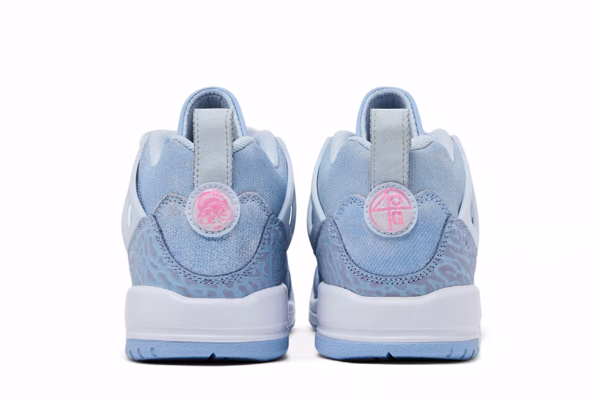 Air Jordan Spizike Low GS Cobalt Bliss Rose Glow, view 7