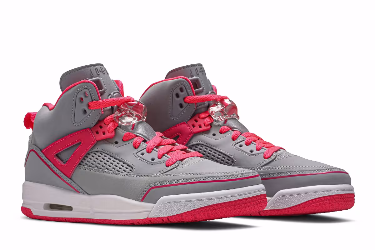 Air Jordan Spizike GS Wolf Grey Racer Pink, view 9