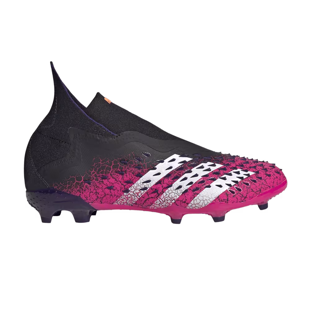 Adidas Predator Freak+ FG J Demonskin - Black Shock Pink