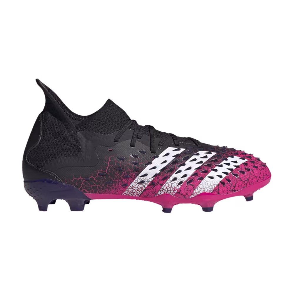 Adidas Predator Freak.1 FG J Demonskin - Black Shock Pink