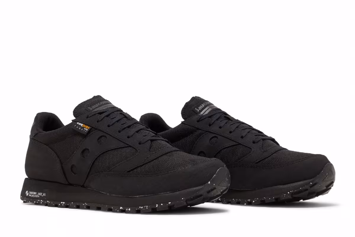 Saucony Jazz 81 Utilitarian Cordura Triple Black, view 9